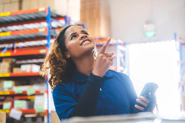 Employee In Warehouse