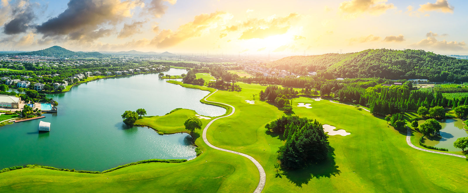 Golf Course Sunset