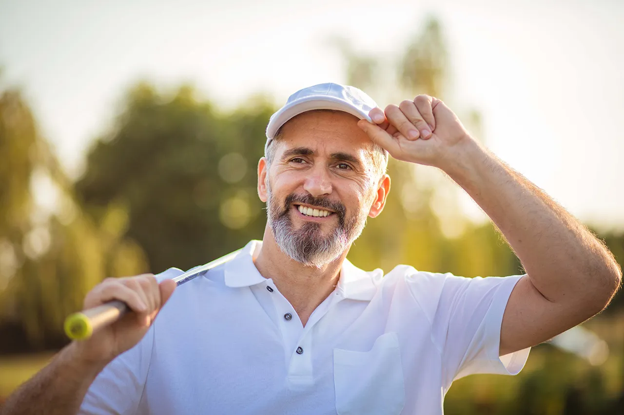 Director Of Operations At Golf Club Plays A Round Of Golf